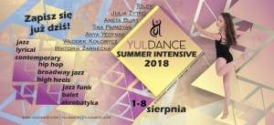 Zapraszamy na obóz YulDance Summer Intensive 2018